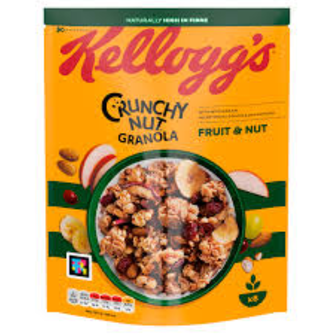 KELLOGS CRUNCHY NUT GRANOLA FRUIT & NUT 380G